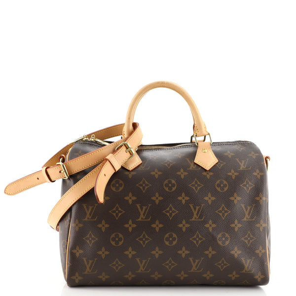 Louis Vuitton, Bags, Louis Vuitton Speedy Bandouliere Bag Monogram Canvas  4 Brown