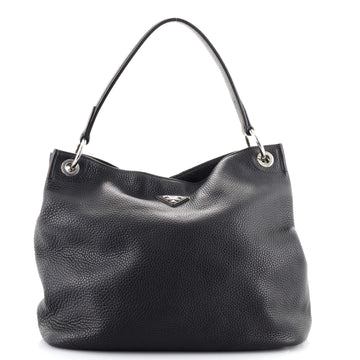 Prada Rolled Hobo Vitello Daino Large