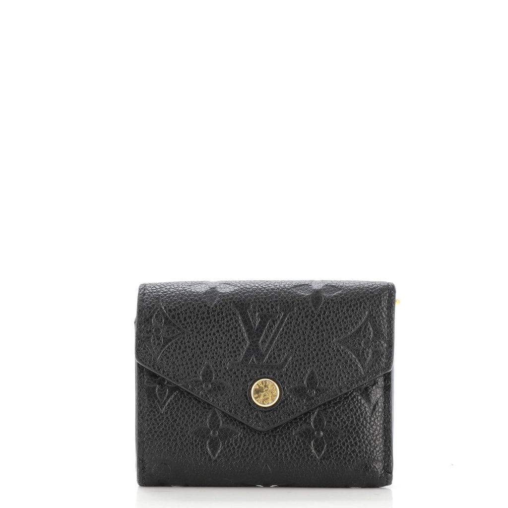 Louis Vuitton Monogram Empreinte Victorine Wallet 2019-20FW, Black, * Inventory Confirmation Required
