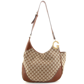 Gucci Charlotte Messenger Bag GG Canvas Medium