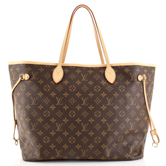Louis Vuitton Neverfull NM Tote Monogram Canvas GM