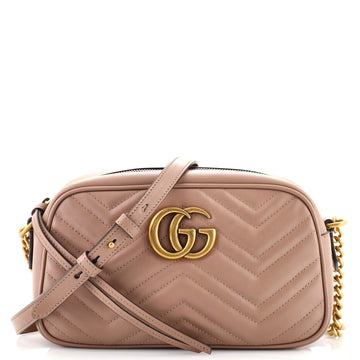 Gucci GG Marmont Shoulder Bag Matelasse Leather Small