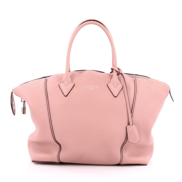 Louis Vuitton Soft Lockit Handbag Leather MM