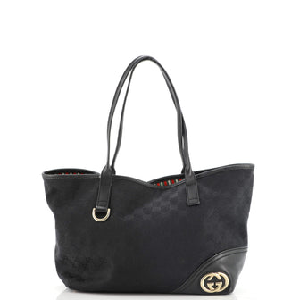 Gucci New Britt Tote GG Canvas Medium
