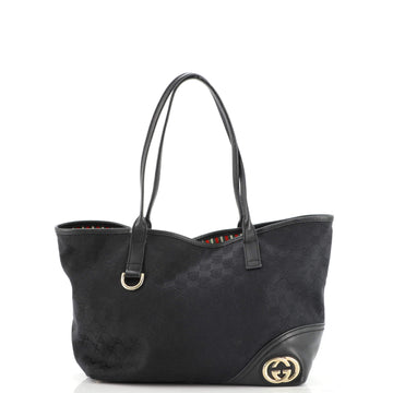 Gucci New Britt Tote GG Canvas Medium