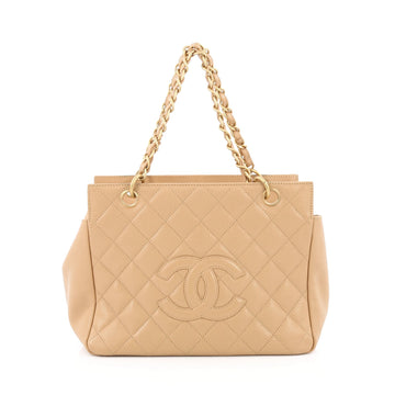 Chanel Petite Timeless Tote Quilted Caviar