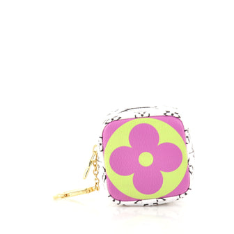 Louis Vuitton Cube Coin Purse Limited Edition Colored Monogram Giant