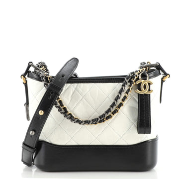 Chanel Gabrielle Hobo Quilted Aged Calfskin Small