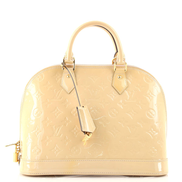 Louis Vuitton Monogram Vernis Alma PM - Neutrals Handle Bags, Handbags -  LOU530547