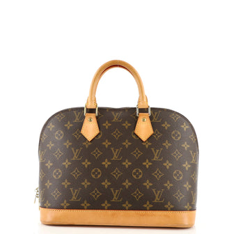 Louis Vuitton Vintage Alma Handbag Monogram Canvas PM