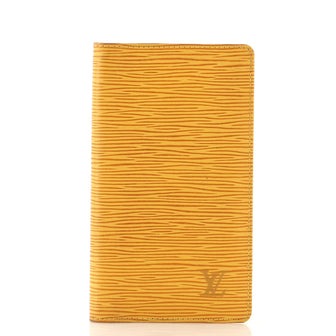 Louis Vuitton Pocket Agenda Cover Epi Leather Yellow 14735314