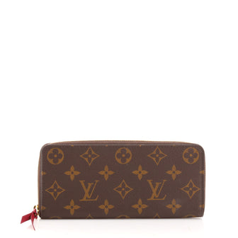 Louis Vuitton Clemence Wallet Monogram Canvas