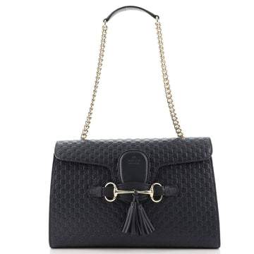 Gucci Emily Chain Flap Bag (Outlet) Microguccissima Medium