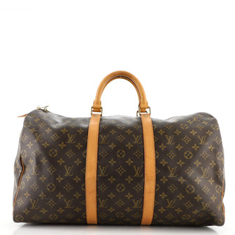 Louis Vuitton Keepall Bag Monogram Canvas 50