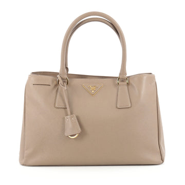 Prada Gardener's Tote Saffiano Leather Medium Neutral