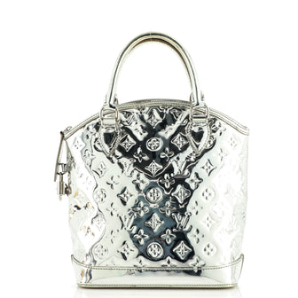 Louis Vuitton Lockit Handbag Monogram Miroir PVC