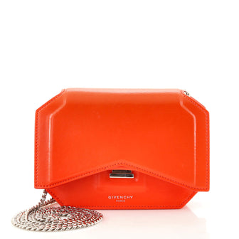 Givenchy Bow Cut Chain Flap Bag Leather