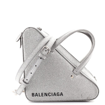 Balenciaga Triangle Duffle Bag Glitter XS