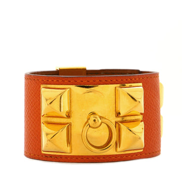 Hermes Collier de Chien Bracelet Leather