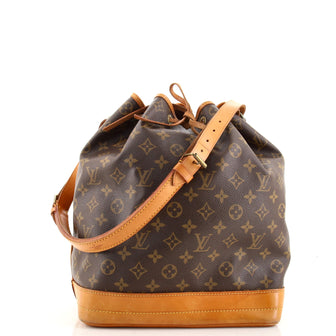 Louis Vuitton Noe Handbag Monogram Canvas Large