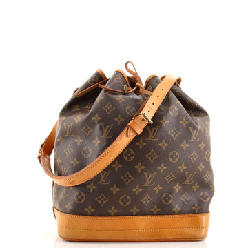 Louis Vuitton Noe Handbag Monogram Canvas Large