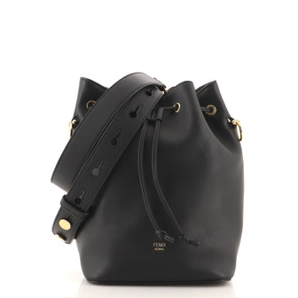 Fendi Mon Tresor Bucket Bag Leather Small