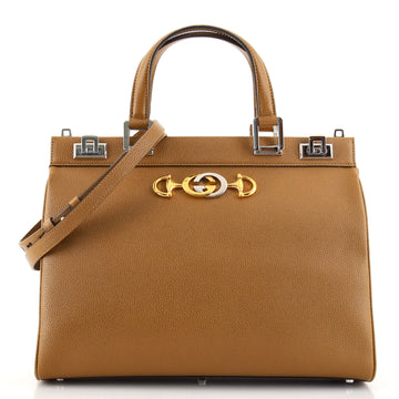 Gucci Zumi Top Handle Bag Leather Medium