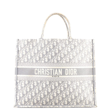 Christian Dior Book Tote Oblique Canvas Large