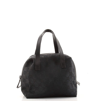 Gucci Zip Around Bowling Bag GG Canvas Small