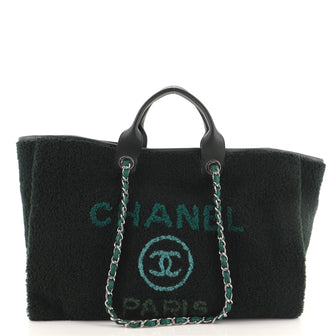 Chanel Deauville Tote Shearling Medium