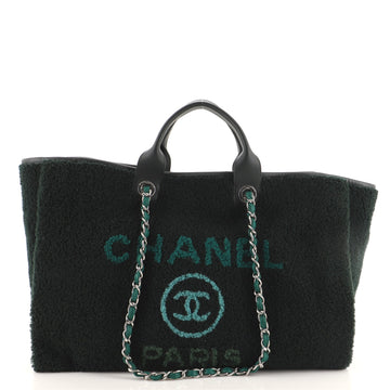 Chanel Deauville Tote Shearling Medium