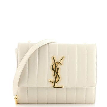 Saint Laurent Vicky Wallet on Chain Vertical Quilted Leather