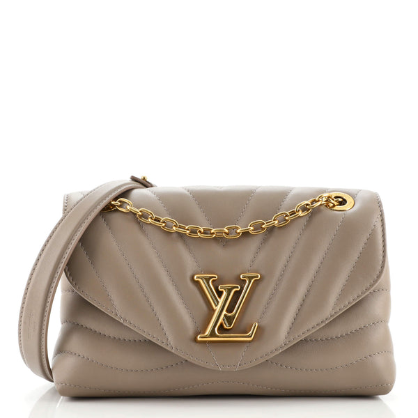 Louis Vuitton New Wave Chain Bag NM Quilted Leather Neutral 1476681