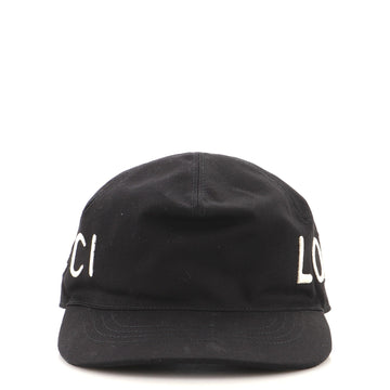 Gucci Loved Baseball Cap Embroidered Canvas