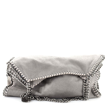 Stella McCartney Falabella Fold Over Bag Shaggy Deer