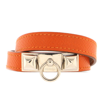 Hermes Rivale Double Tour Bracelet Leather