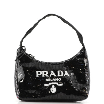 Prada Re-Edition 2000 Hobo Sequins Mini