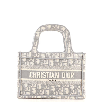 Christian Dior Book Tote Oblique Canvas Mini