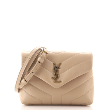 Saint Laurent LouLou Shoulder Bag Matelasse Chevron Leather Toy