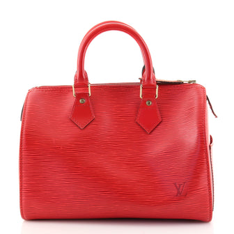 Louis Vuitton Speedy Handbag Epi Leather 25