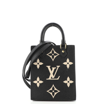 Louis Vuitton Petit Sac Plat Bag Bicolor Monogram Empreinte Giant