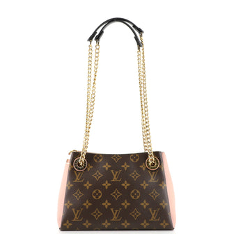 Louis Vuitton Surene Handbag Monogram Canvas with Leather BB