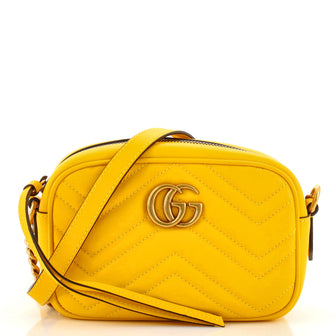 Gucci GG Marmont Shoulder Bag Matelasse Leather Mini