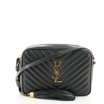 Saint Laurent Lou Camera Bag Matelasse Chevron Leather Small