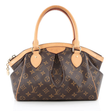 Louis Vuitton Tivoli Handbag Monogram Canvas PM Brown