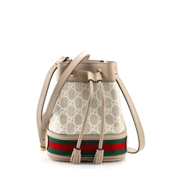 Gucci Ophidia Bucket Bag GG Coated Canvas Mini