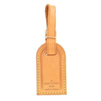 Louis Vuitton Luggage Tag Leather