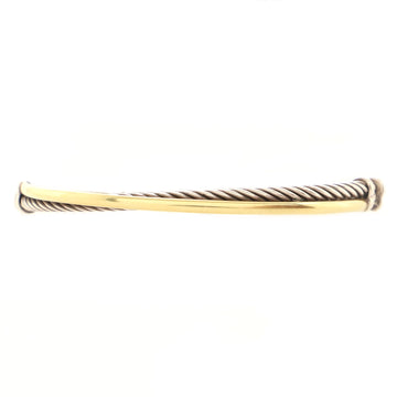 David Yurman Crossover Bracelet Sterling Silver and 18K Yellow Gold