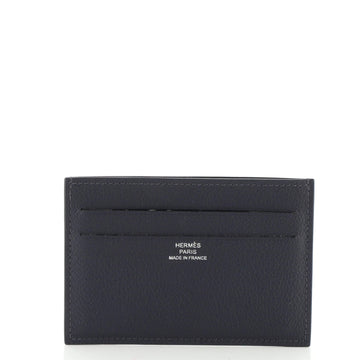 Hermes Citizen Twill Card Holder Leather with Silk