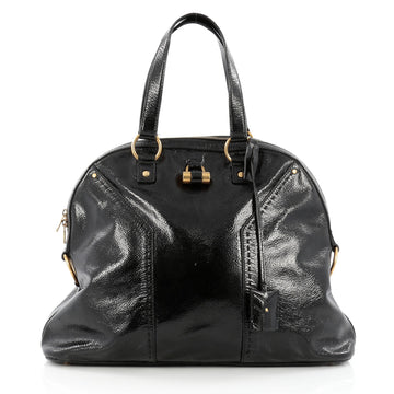 Saint Laurent Muse Shoulder Bag Patent Large Black